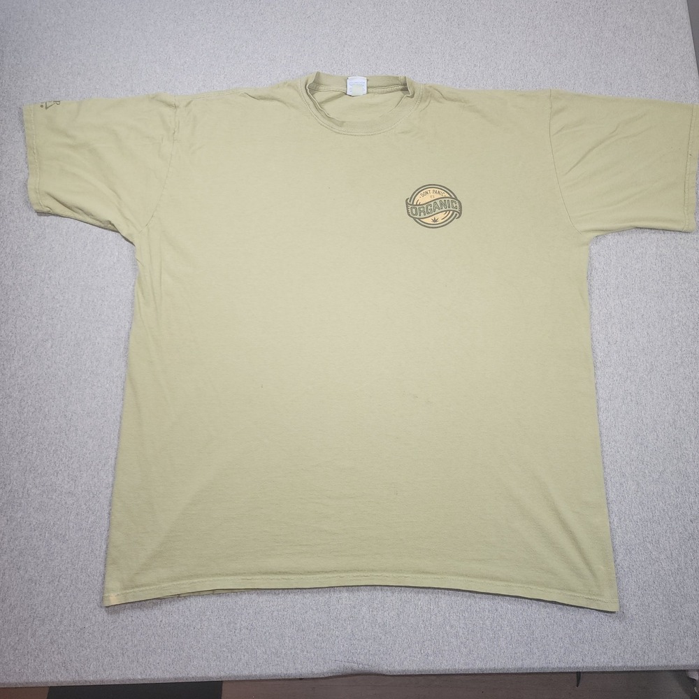 Crazy Shirts T-Shirt XXXL Green Good Dont Panic Its Organic Hemp Dyed Graphic